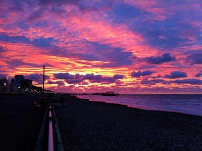 This morning's sunrise will have been a worrying sight for shepherds, with the skies ablaze with scarlett. 
The stunning sight captured the imaginations of Sussex photographers, who took these pictures. 
To submit your picture, email jo.wadsworth@thearg