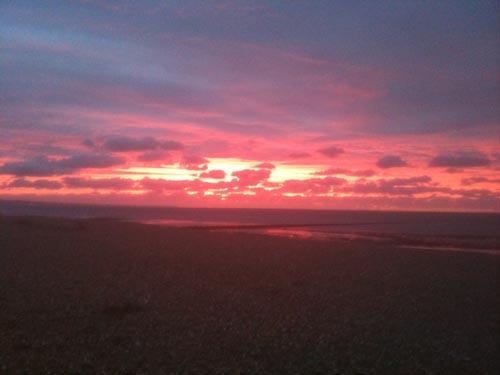 This morning's sunrise will have been a worrying sight for shepherds, with the skies ablaze with scarlett. 
The stunning sight captured the imaginations of Sussex photographers, who took these pictures. 
To submit your picture, email jo.wadsworth@thearg