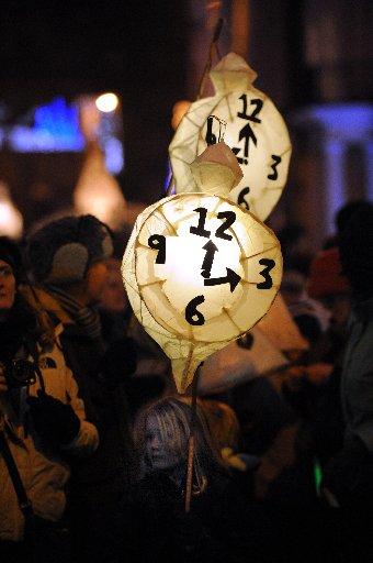 Thousands of people turned out for this year's Burning the Clocks in Brighton. 
After last year's event was cancelled due to dangerously icy roads, there had been fears this year's would also fall victim to the severe winter weather. 
But last night, th