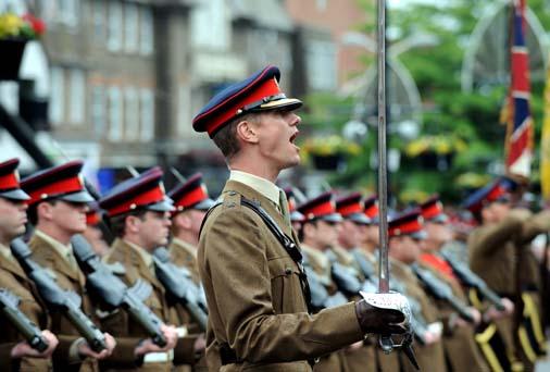 Soldier Parade Crawley