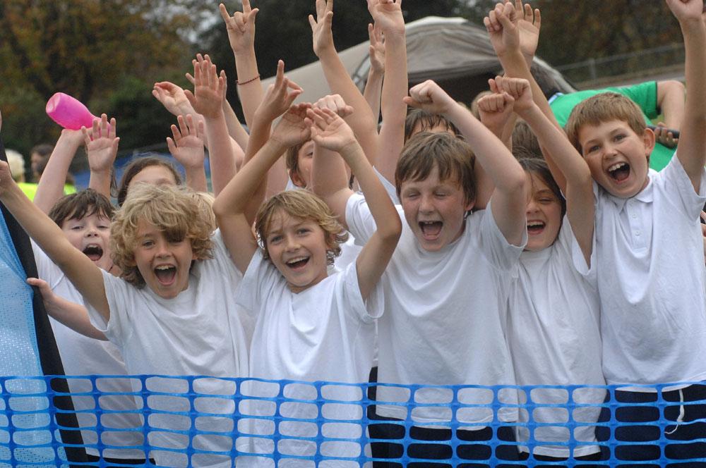 Balfour School children enjoying the day at Run the World in Preston Park.
