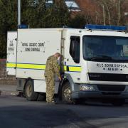 Royal Navy Bomb disposal at the scene of a previous incident | FILE PHOTO
