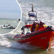 A crew were forced to abandon their vessel in a shipwreck incident in Littlehampton. Credit: Harry Gregory