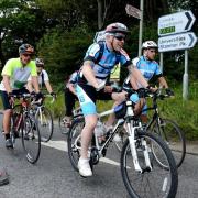 Cyclists will complete the 54-mile route this weekend to raise money for charity