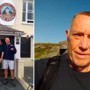 Brian Oliver walked 400 miles from Brighton to Cornwall for a pint