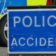 Motorcyclist taken to hospital after being 'forced off the road' by a car