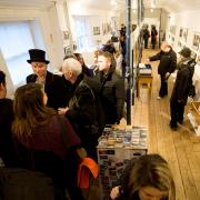 Busy: North Laine Photography Gallery on its final day.