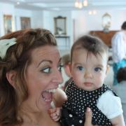 Youngest bridesmaid at our wedding