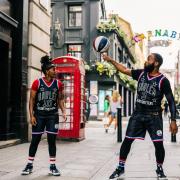 Torch (left) and Speedy (right) will be coming to Brighton with the Harlem Globetrotters.