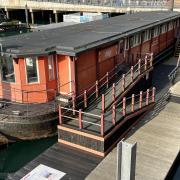 The old Pagoda Restaurant barge will now become housing for NHS workers