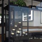 A rendering of the Crosstown Coffee Shop set to come to Brighton