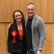 Newly-elected Labour councillor Bella Sankey and Hove MP Peter Kyle
