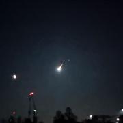 One Brighton stargazer spotted the meteor as it passed over the city