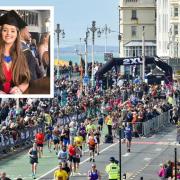 The friend and cousin of Grace Millane are among the inspirational runners taking on the Brighton Marathon next month