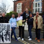 A group of Albion fans have recreated a picture from their younger days during Brighton's historic 1983 FA Cup run