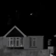 Doorbell cameras captures meteor flying across the sky