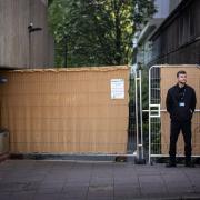 Brighthelm Gardens had security guards at fencing after an incident in May last year