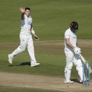 James Coles is dismissed by Matthew Potts as Sussex lose to Durham