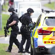 A man has been arrested after armed police responded to a disturbance(armed police at a previous incident)