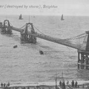 Today marks 200 year since the Royal Suspension Chain Pier, Brighton's first pier, opened to the public