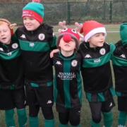 Burgess Hill Town FC's Under 7s covered All I Want For Christmas Is You