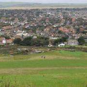 A 60-bed care home in Seaford will not be built. Pictured is the view of where the care home would have been from Seaford Head golf course