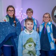 The clothing range meant that £5,000 was given to a children's hospice organisation