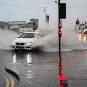 Flooding in Brighton in a previous storm