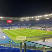 RDZ speaks to media at Stadio Olimpico ahead Roma v Albion