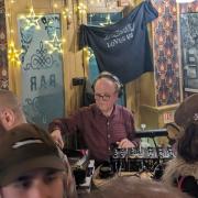Toby Jones who recently starred in ITV's Mr Bates vs The Post Office performed a DJ set at the Prince Albert in Brighton last night