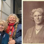 A blue plaque has been unveiled at the former home of Mary Hare