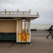 The shelter on Hove seafront