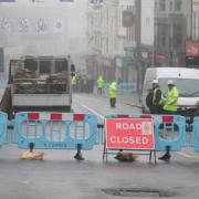 The road is set to reopen this afternoon