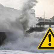 A yellow weather warning has been issued for Sussex today