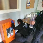 The bins are available in all police stations