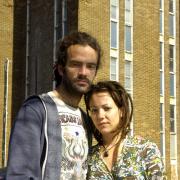 DEFIANT: Graham and Jasmin want to stay in their squat in Circus Parade, above