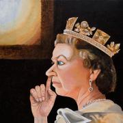 'Queenie - a Private Moment' - being exhibited at Anvil Ironworks (Ditchling Road, Fiveways Trail) for Brighton Festival / Artists Open Houses every weekend in May