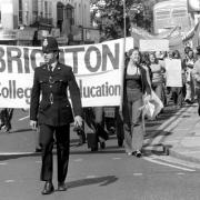 Student demo, 1976