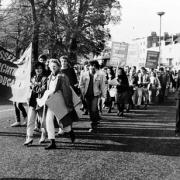Education cuts march, 1983
