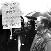 Student demo, 1991