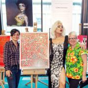 Celebration of LGBT art at Brighton's Jubilee Library as part of Pride (Pic: Anita Barratt)