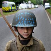 Anti-fracking protest arrests in Balcombe up to 25 as two glue themselves together
