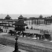 A view of the West Pier in 1894