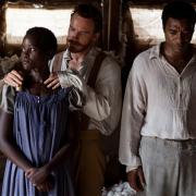 Lupita Nyong'o, Michael Fassbender and Chiwetel Ejiofor in 12 Years A Slave...