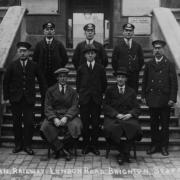 London Road Station, Brighton, staff in 1925.  Can you help identify these men?