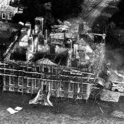 The blaze at Uppark House in 1989