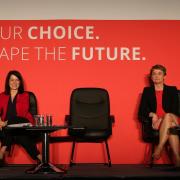 (Left - right) Jeremy Corbyn, Liz Kendall, Yvette Cooper and Andy Burnham take part in hustings for the Labour leadership contest