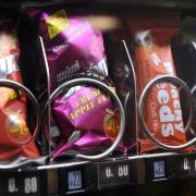 Snacks in a vending machines