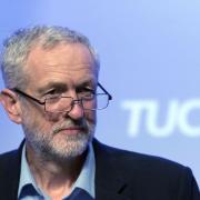 Labour leader Jeremy Corbyn addresses the TUC