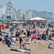 A busy Brighton beach